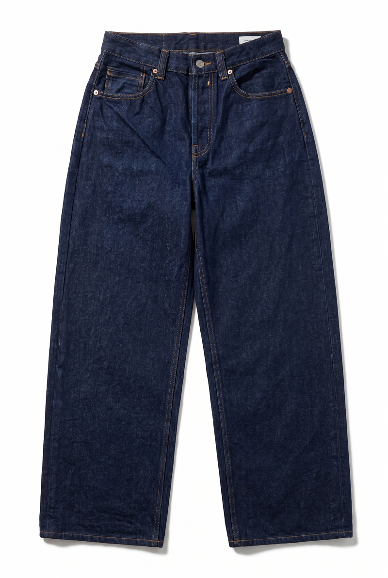 Dark Indigo Wide-Leg Jeans