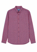 Red, Navy & White Check Long-Sleeve Shirt
